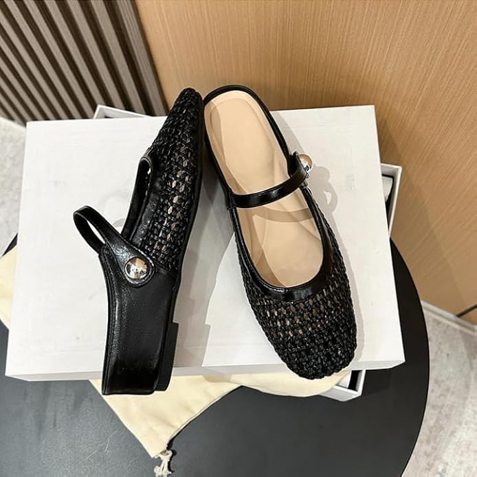 Woven Comfort Mules